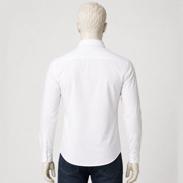 Jack & Jones Men’s Slim Fit Cotton Shirt – White