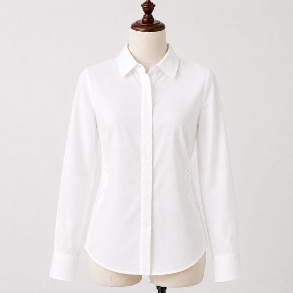 VERO MODA Women’s Solid White Regular Fit Cotton Shirt